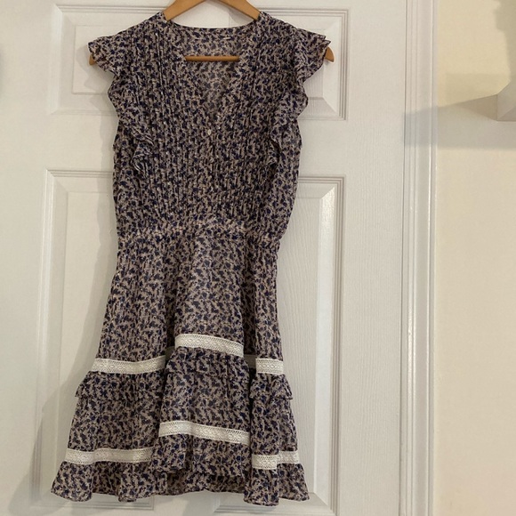 BB Dakota X Steve Madden Revolve Mariposa Dress in Oatmeal Size XS - Picture 3 of 8